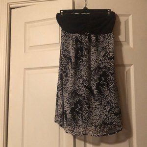 Express Strapless fully Lines Bandeau Dress